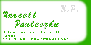 marcell pauleszku business card